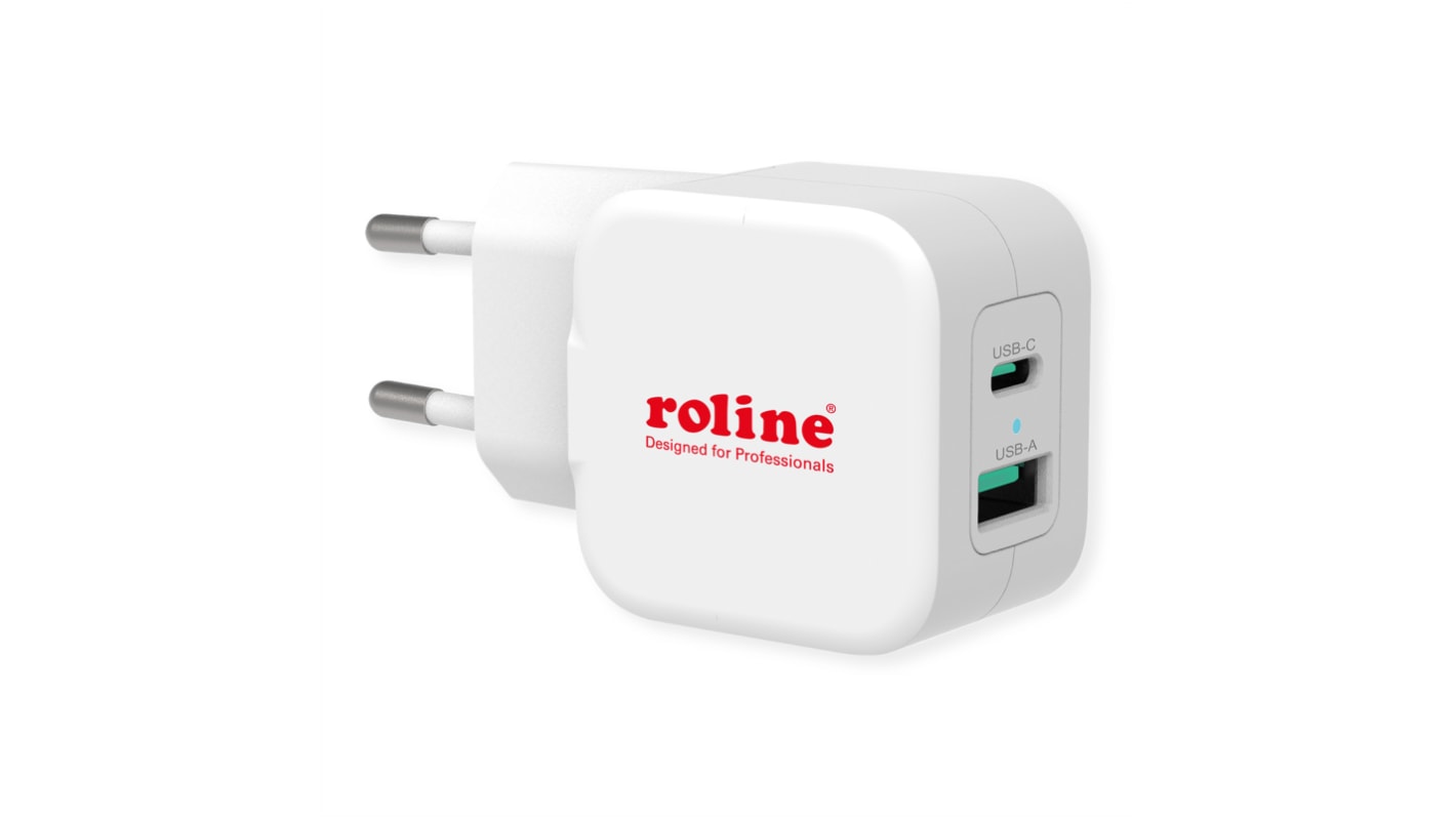 Roline Mobile Phone Charger, Charger, White