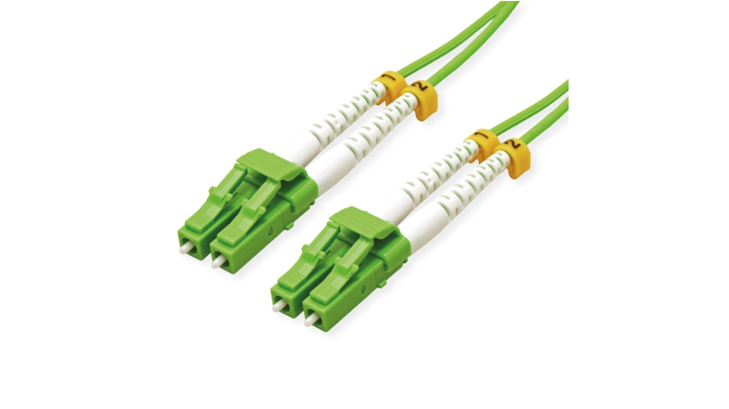 Roline 21.15.9274-5 LC to LC Multimode Duplex Fibre Optic Adapter, 0.3dB Insertion Loss