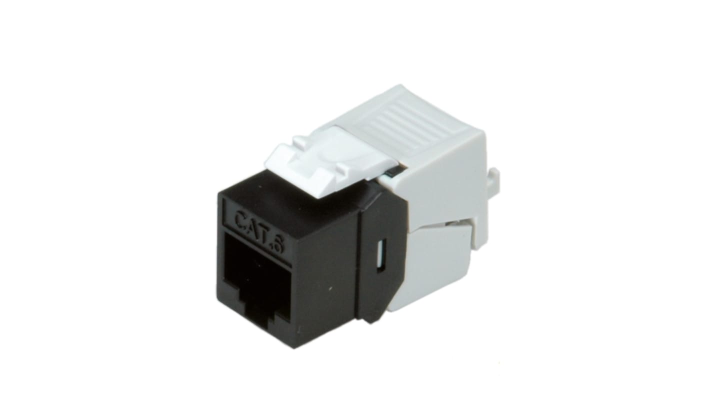 Roline RJ45 Keystone Jack Series Female RJ45 Connector, Keystone Mount, Cat6