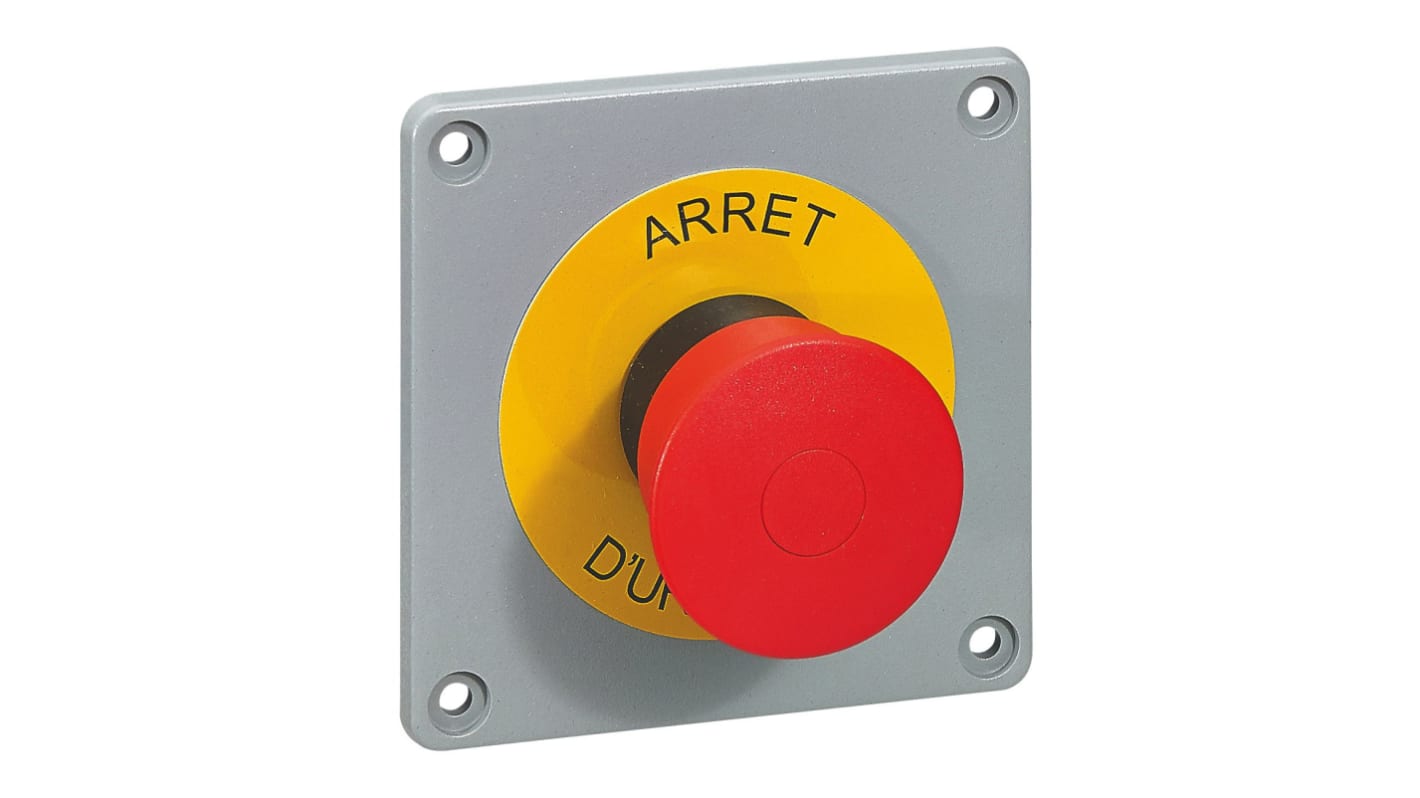 0 577 45 | Legrand Emergency Stop Push Button, Panel Mount, 1NO, IP66 | RS