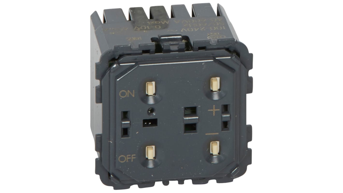 0 670 80 Legrand Dimmer Switch 600VA, 1 → 10V, 600W RS