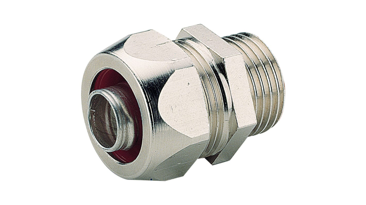 Legrand Straight Male, Conduit Fitting, 16mm Nominal Size, M16, Metal, Metallic