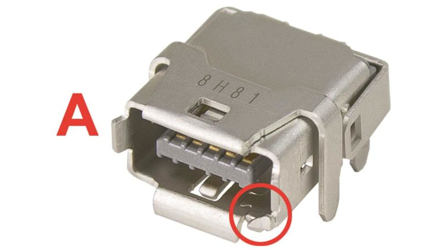 HARTING IX Industrial Series Female Ethernet Connector, PCB Mount, Cat6a