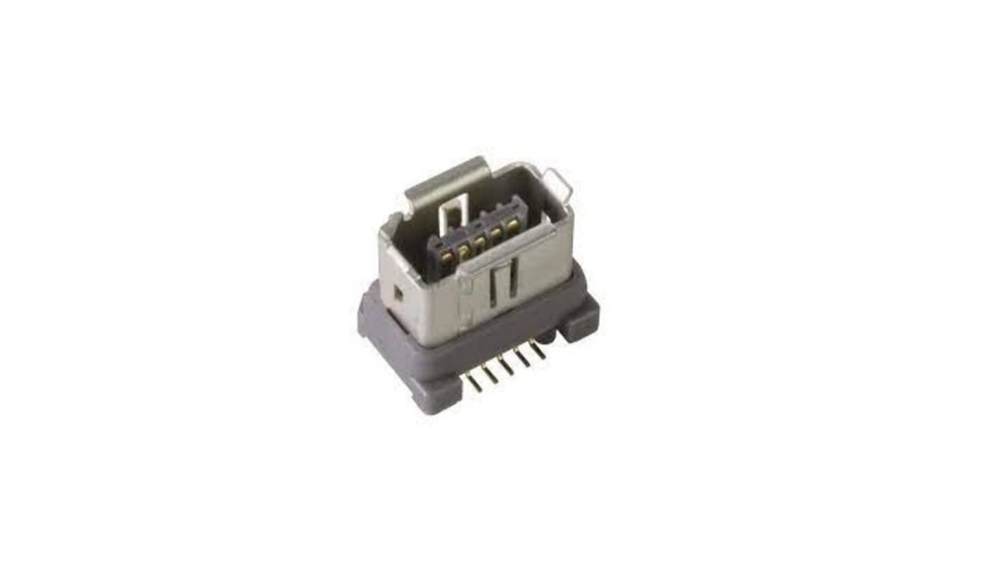 Conector Ethernet Cat6a Hembra HARTING serie IX Industrial, de 8 vías