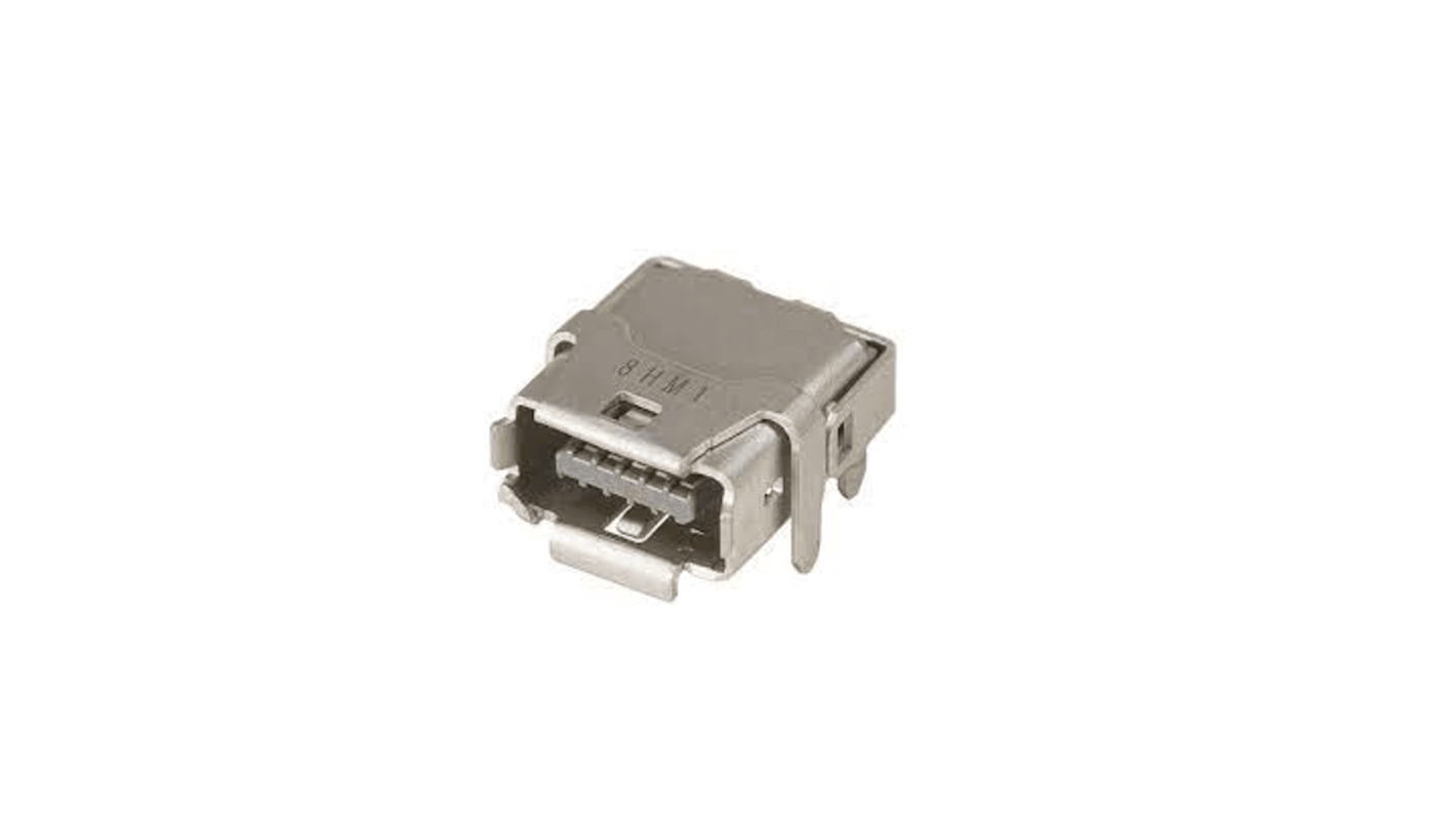 HARTING IX Industrial Series Female Ethernet Connector, PCB Mount, Cat6a