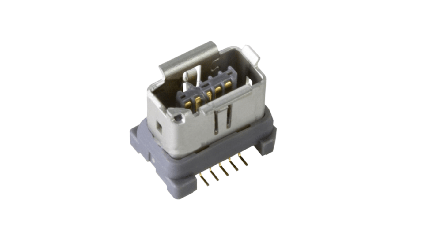 Conector Ethernet Cat6a Hembra HARTING serie IX Industrial, de 10 vías