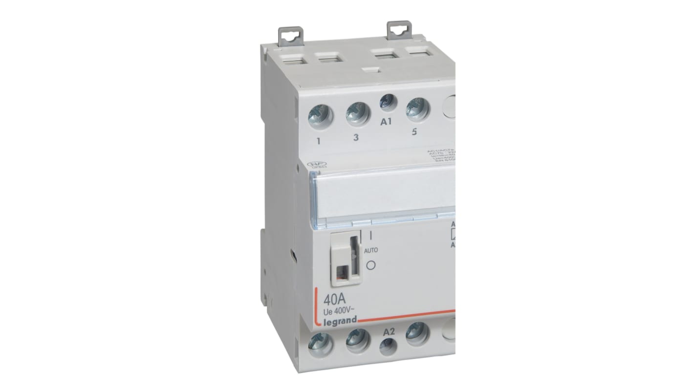 Contactor Legrand de 3 polos, 3 NA, 40 A, bobina 230 V, 5 kW