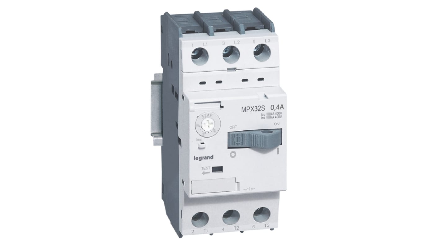 Legrand 400 mA MPX Motor Protection Circuit Breaker, 220 → 690 V