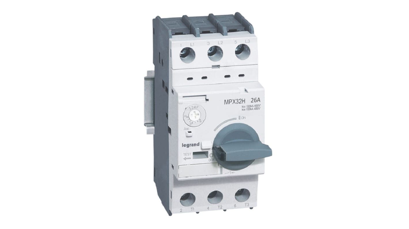 Legrand 26 A MPX Motor Protection Circuit Breaker, 220 → 690 V