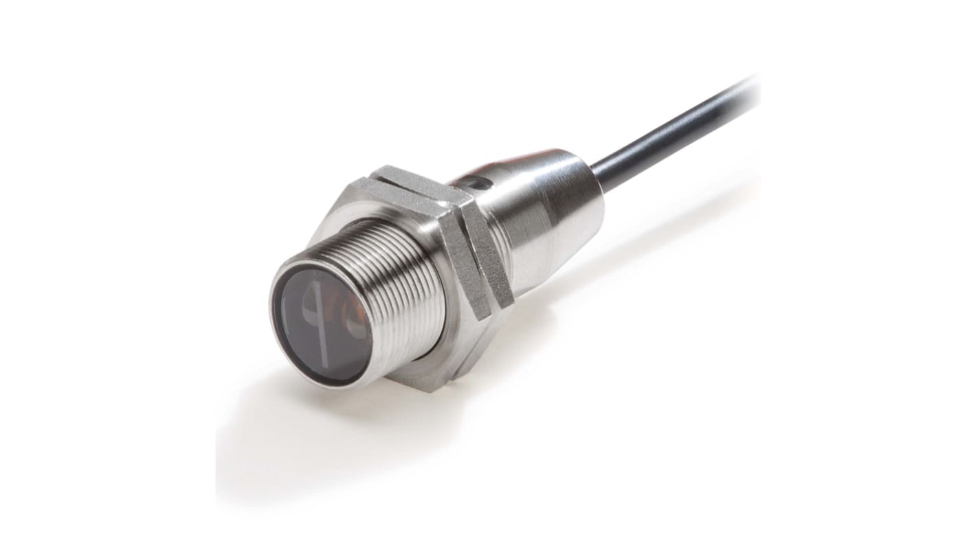 Omron Diffuse Photoelectric Sensor, Cylindrical Sensor, 1000 mm Detection Range