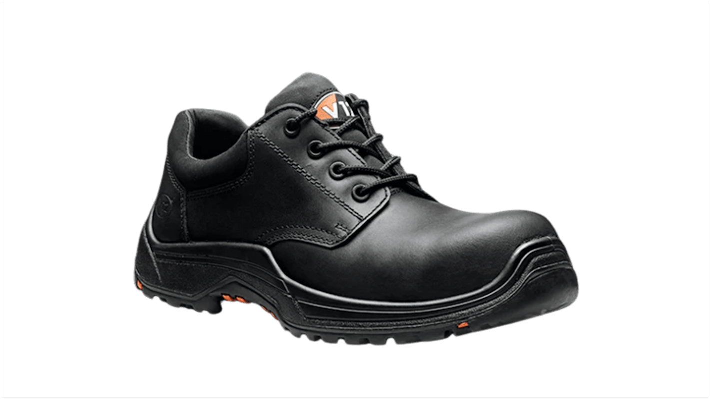 VR608.01/07 V12 Footwear Bison Women's Black Toe Capped Safety Shoes