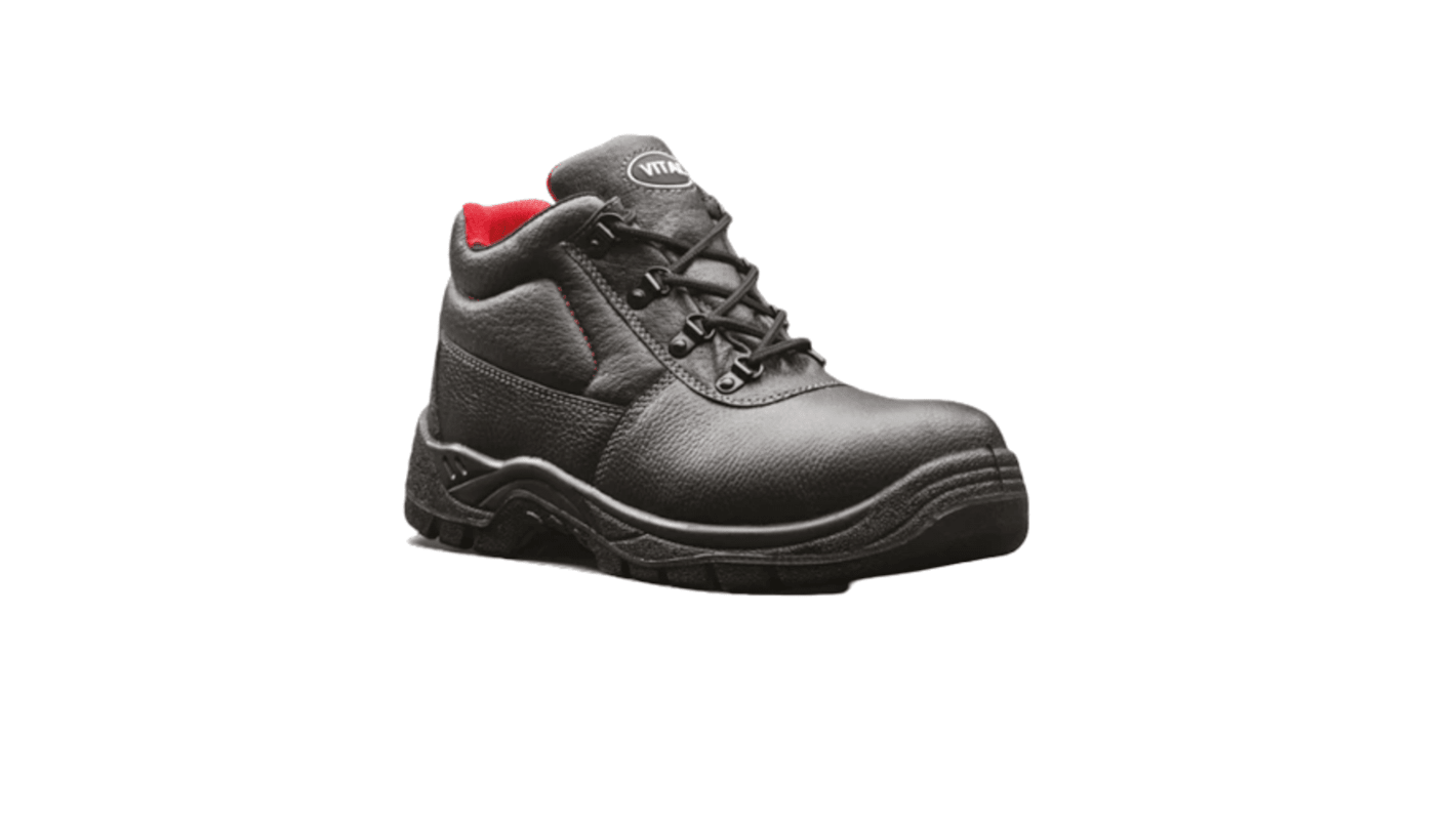 V12 Footwear VT471 ELK Black Steel Toe Capped Women's Safety Boots, UK 3, EU 36