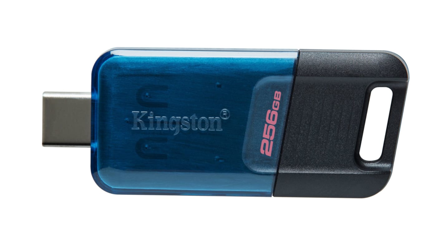 Kingston USBフラッシュドライブ 256 GB, USB 3.2, DT80M/256GB