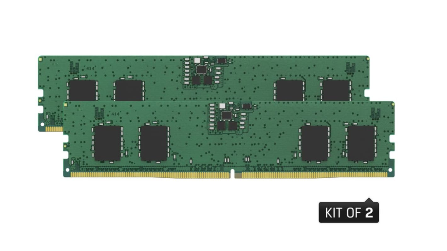 Kingston 16 GB DDR5 Desktop RAM, 4800MHz, DIMM, 1.1V