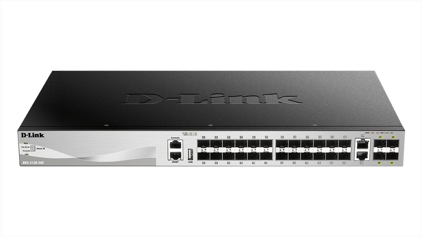 D-Link Nem 30 Port Felügyelt kapcsoló