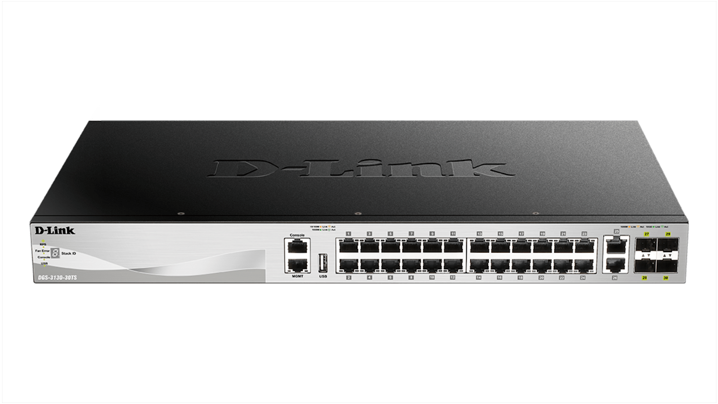 D-Link DGS-3130-30TS, Managed Switch 30 Port Network Switch UK