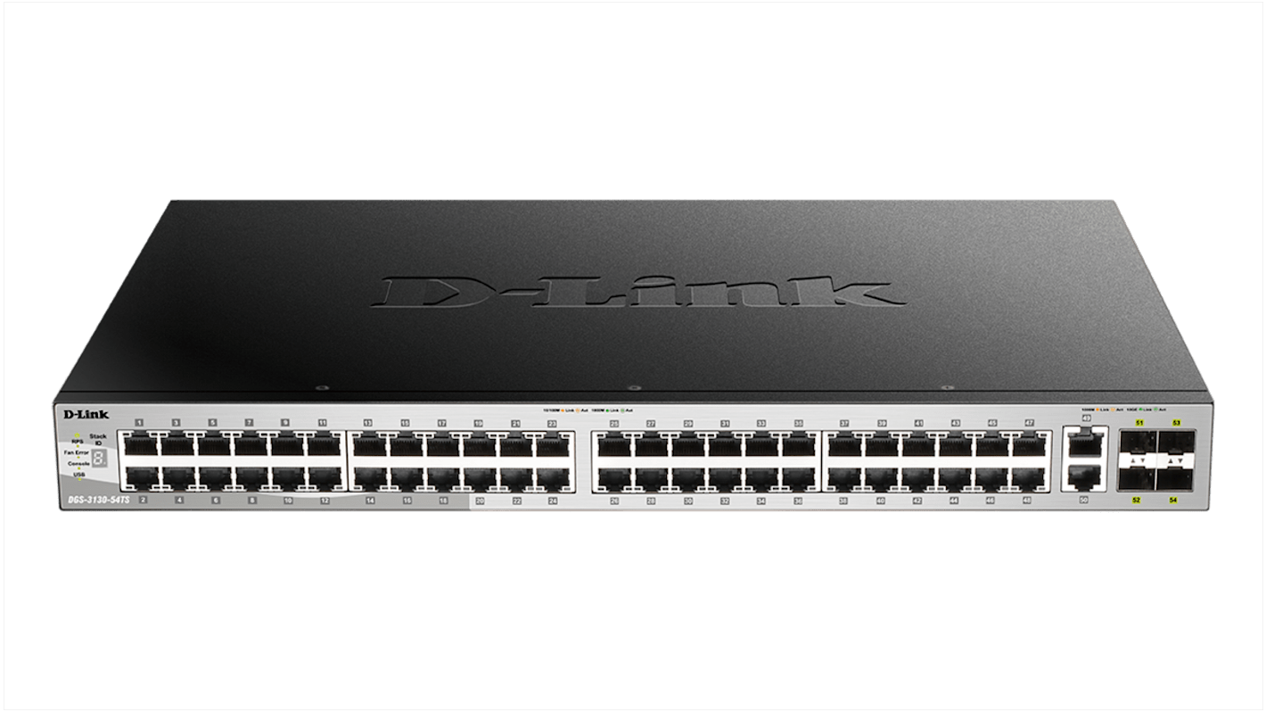 D-Link DGS-3130-54TS, Managed Switch 54 Port Network Switch