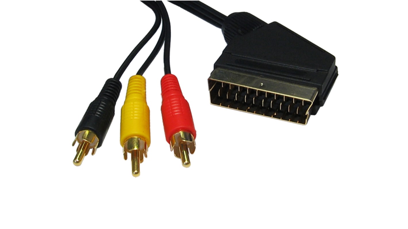 RS PRO Audio Cable, 5m, Black