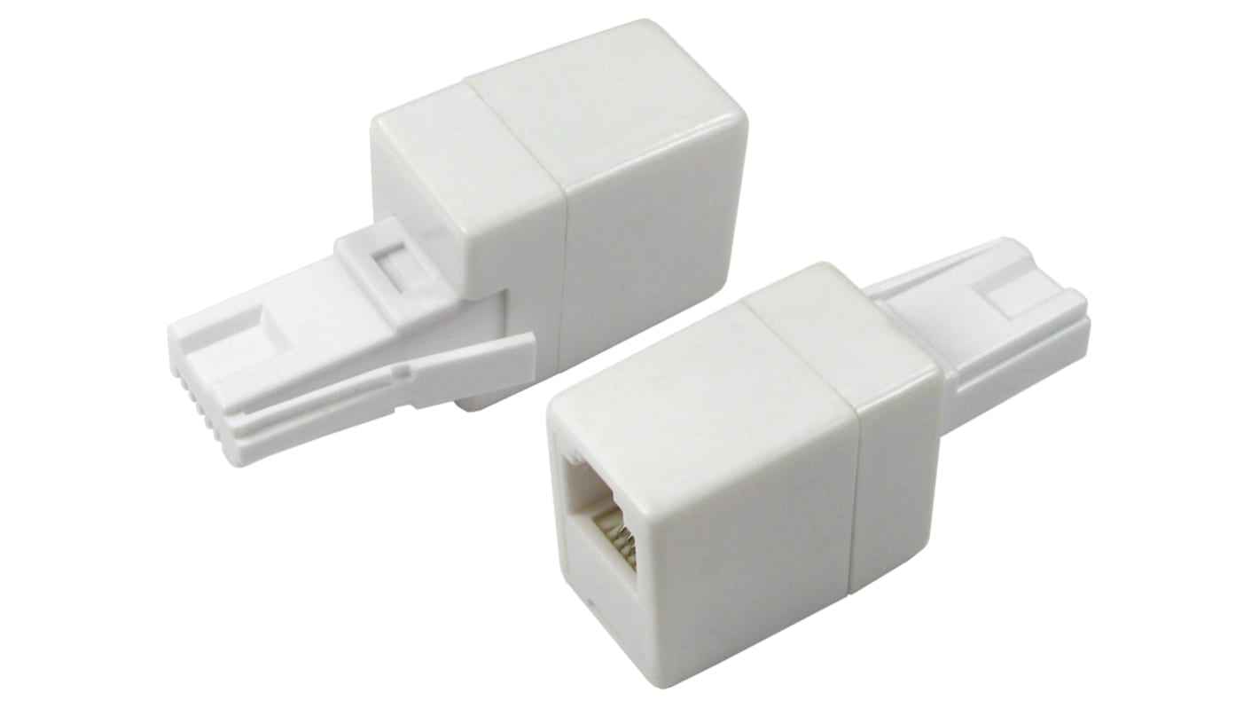 RS PRO Adapter, Adapter, White, 15cm