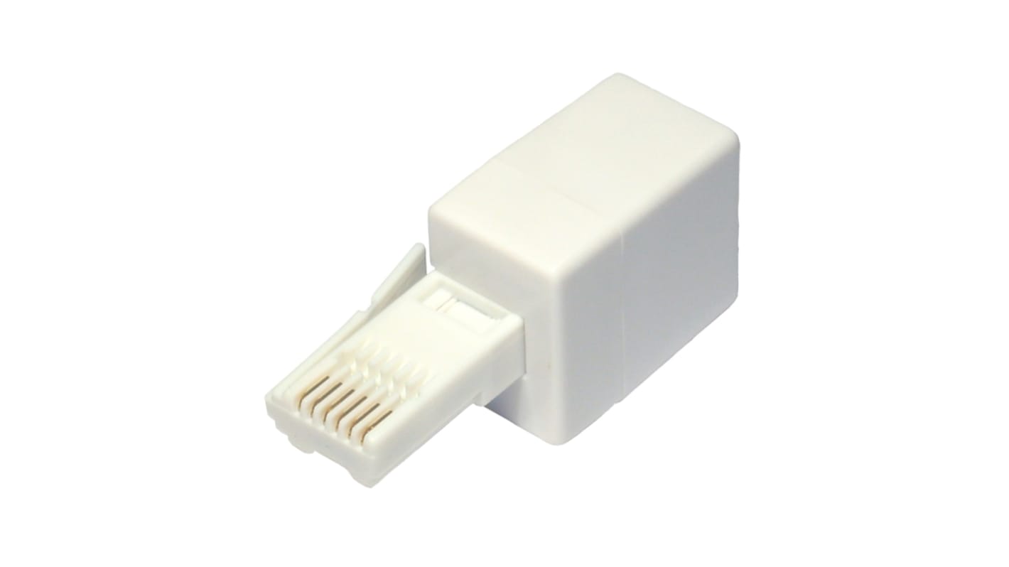 Adaptador RS PRO Blanco 15cm