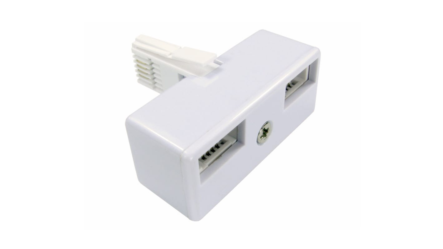 Adaptateur RS PRO Blanc