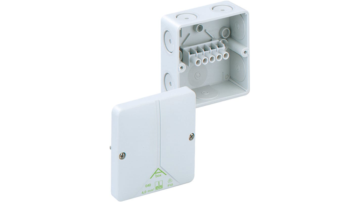 Gunther Spelsberg Polystyrene Junction Box, IP65, 93 x 93 x 55mm