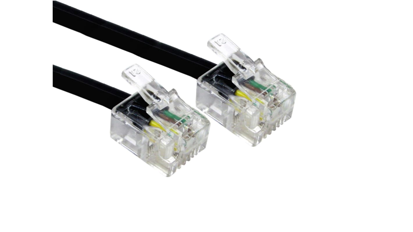 RS PRO Telefonkabel RJ11 RJ11 PVC 5m Geschirmt