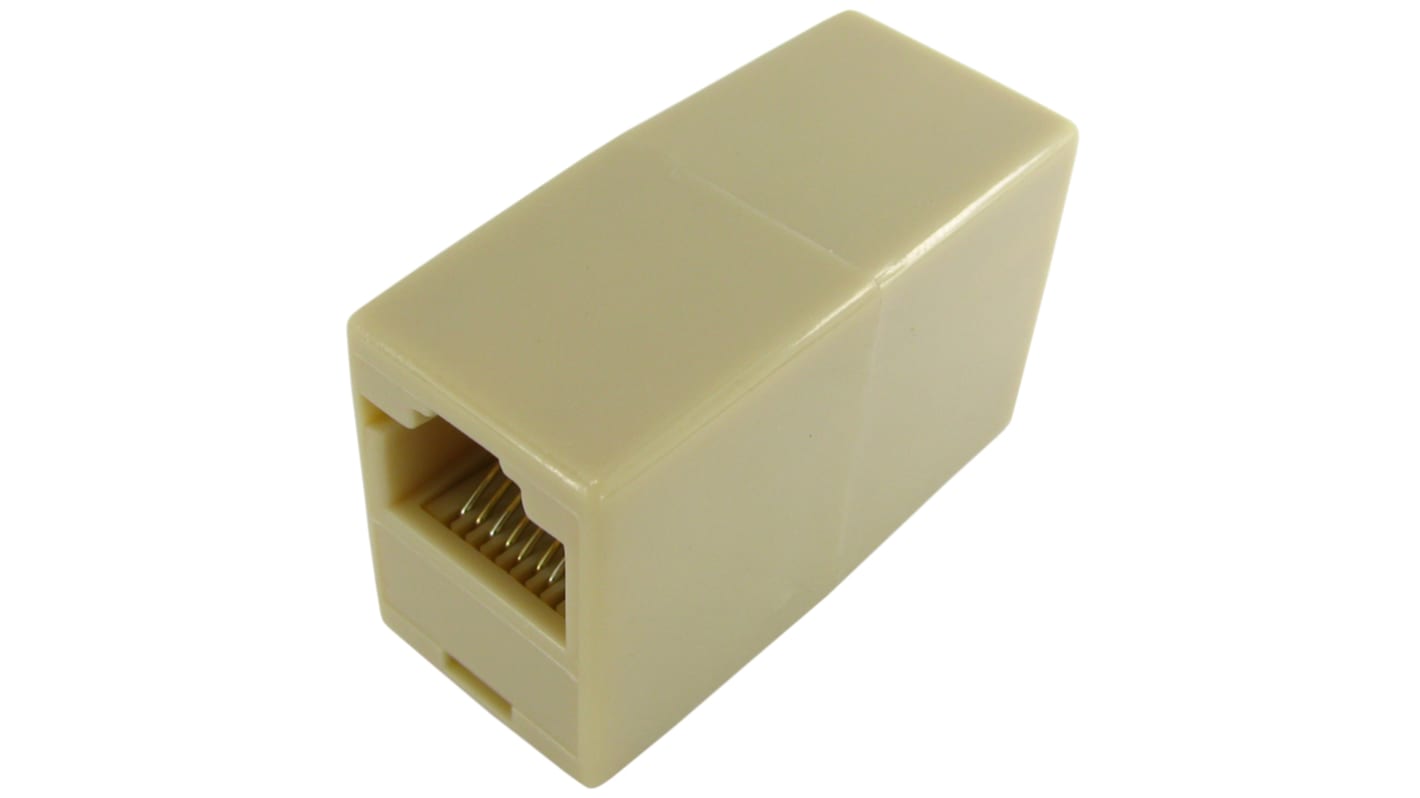 RS PRO Single-Port RJ45 Female Coupler, Cat5e, Unshielded | RS