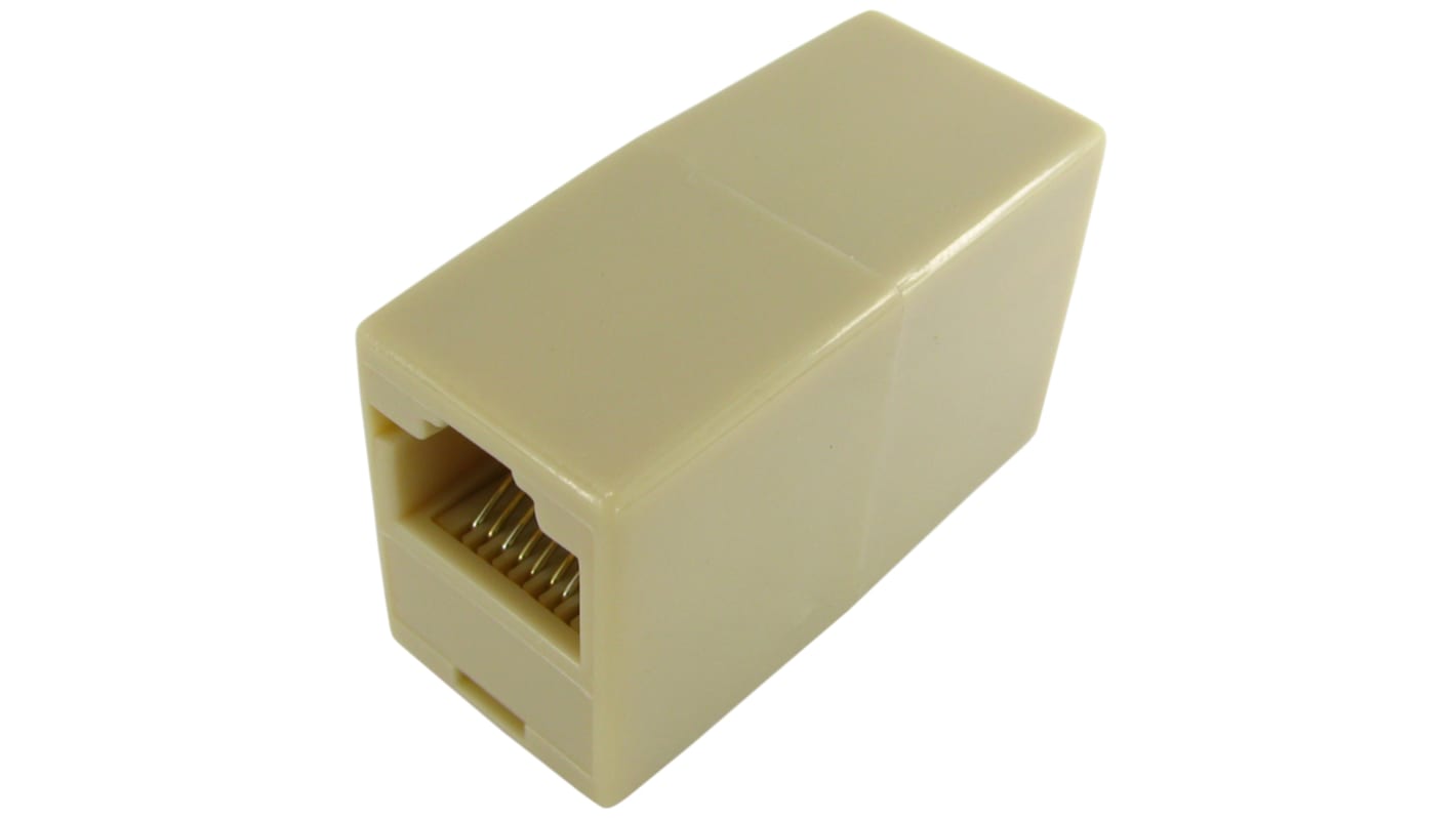 RS PRO Single-Port RJ45 Female Coupler, Cat5e, Unshielded