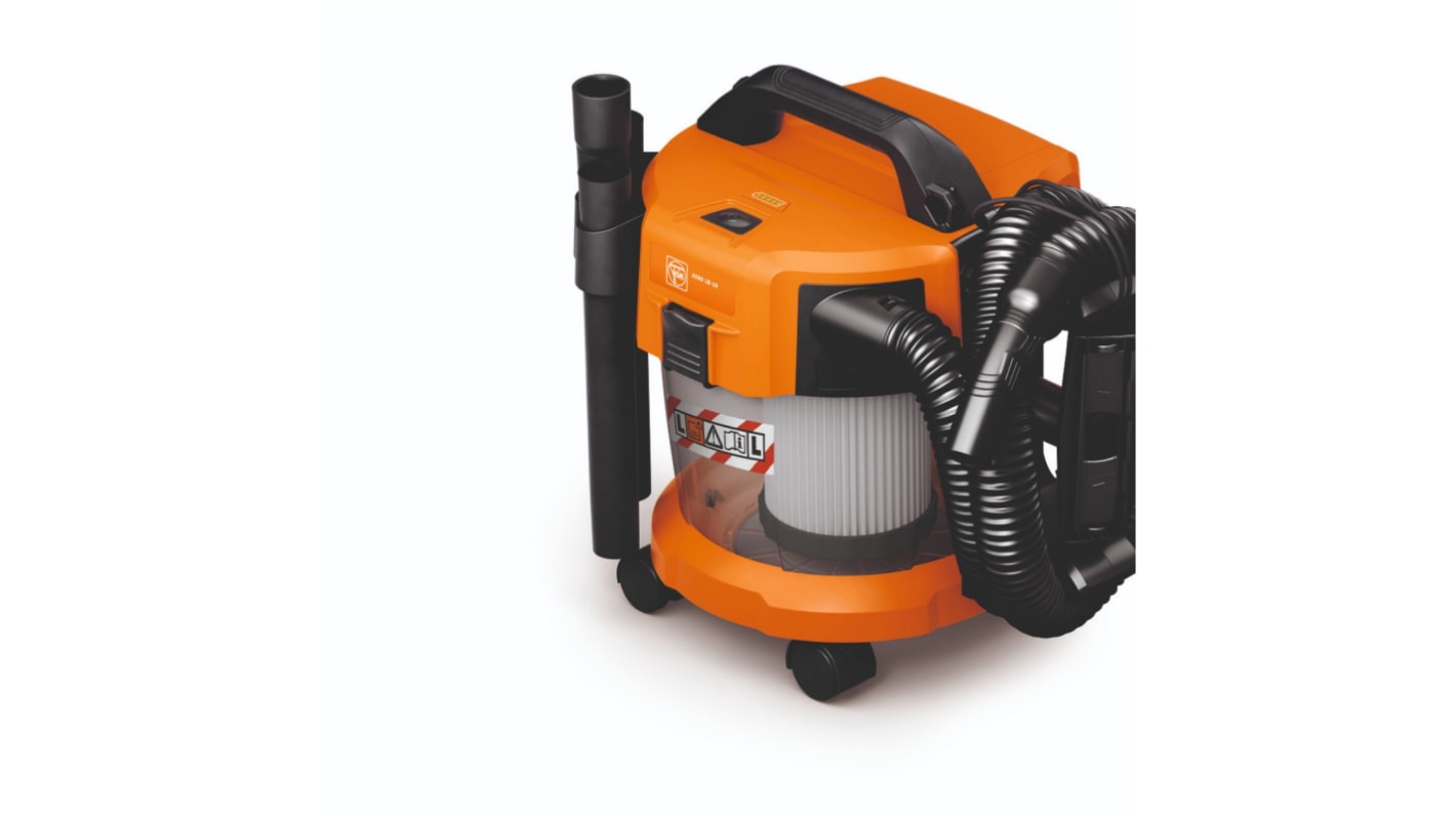 FEIN ASBS 18-10 AS Floor Vacuum Cleaner Dust Extractor for Wet/Dry Areas, 18V