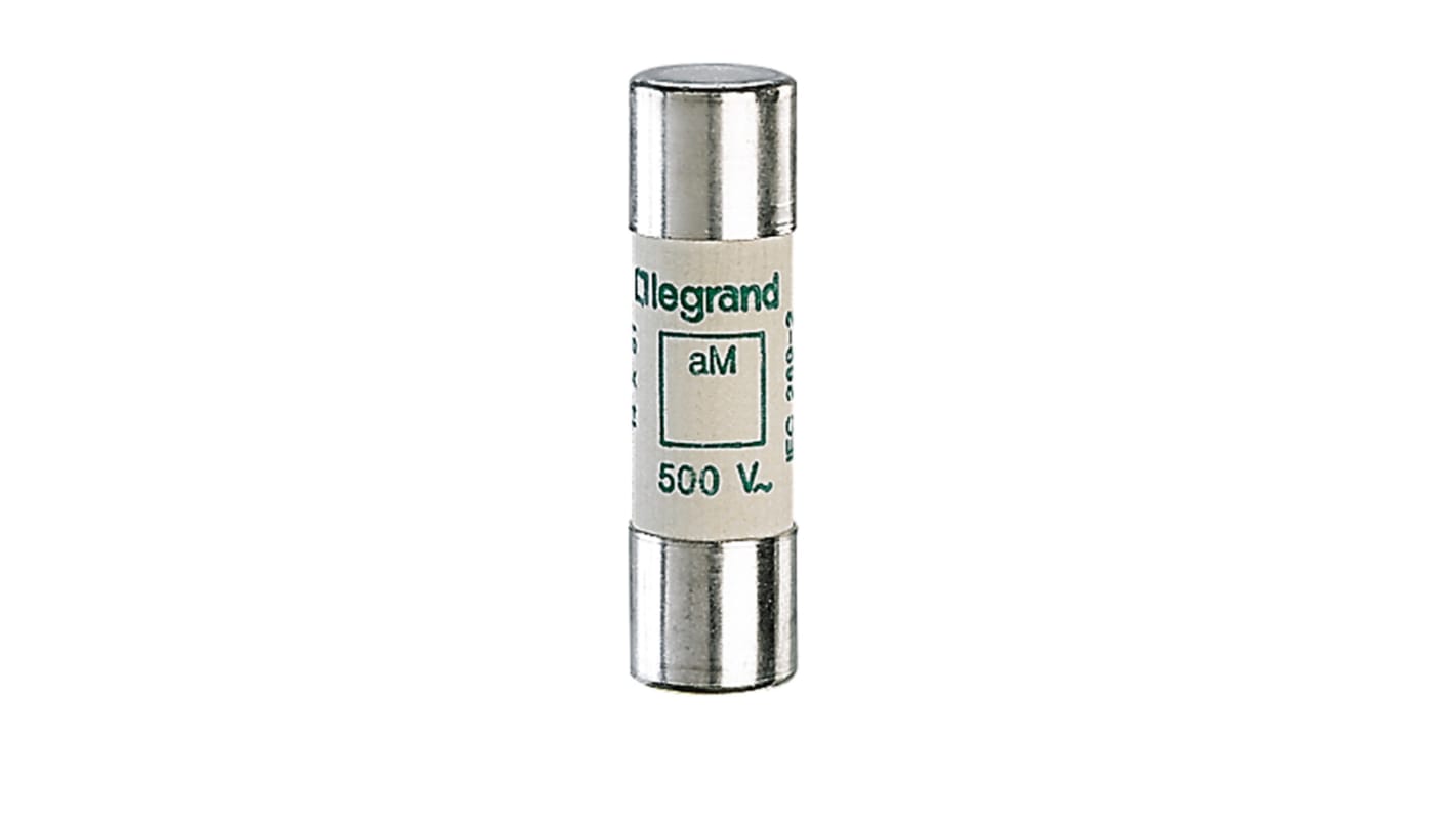 Legrand 8A M Ceramic Cartridge Fuse, 14 x 51mm