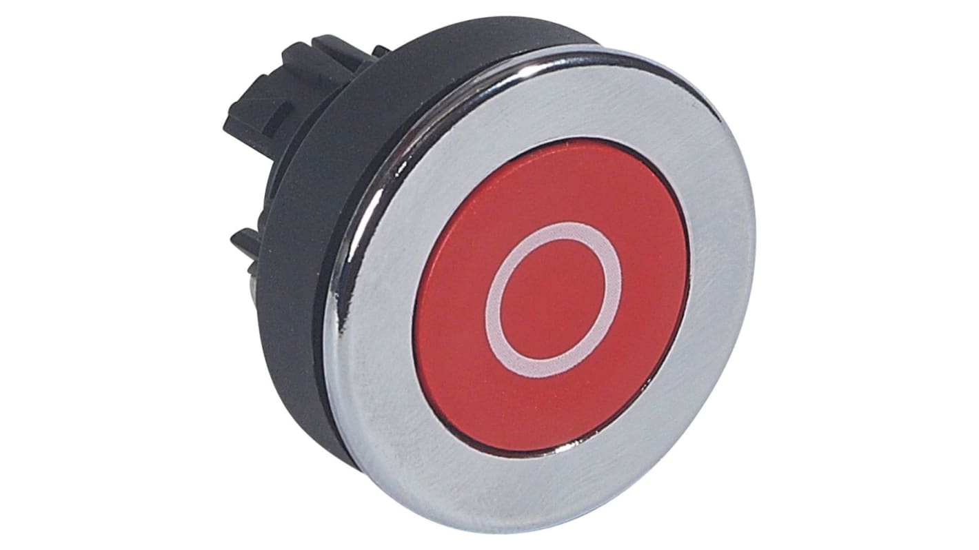 Bouton-poussoir Legrand Rouge, Ø découpe 30.75mm