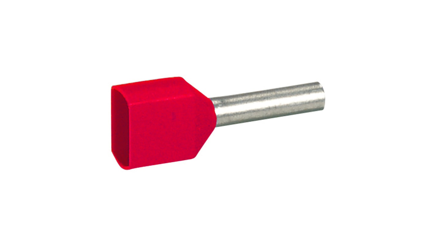 Embouts de câble Legrand série Starfix, Rouge, longueur 8mm, 2 entrées