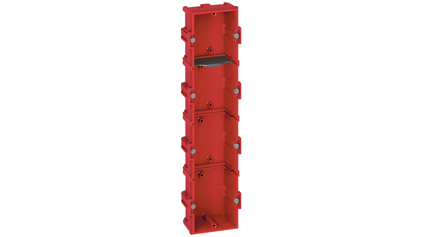 Legrand Red Plastic Back Box, IP20, 287 x 71 x 43mm