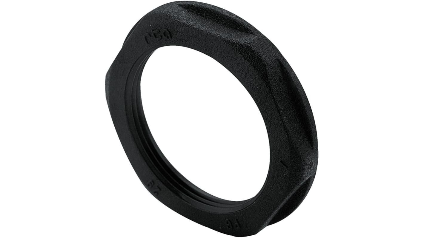 Legrand Black Plastic Cable Gland Locknut