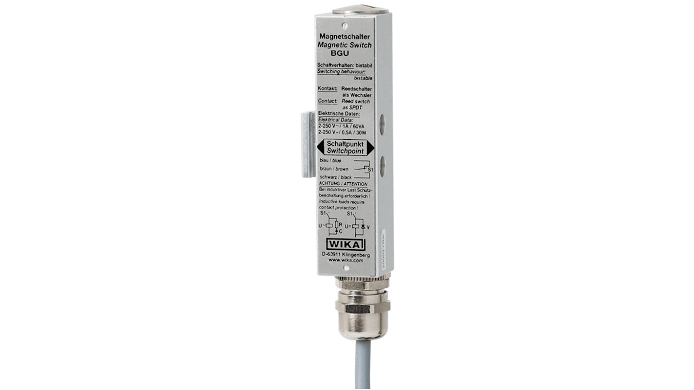 Interruttore di sicurezza senza contatto WIKA BGU, 36V ca/cc, M16