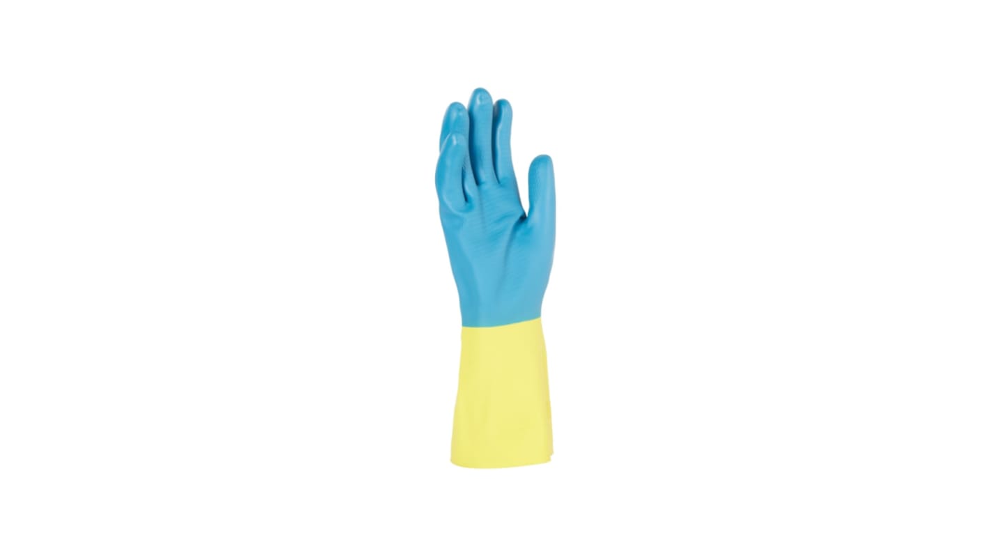 Guantes de Látex Azul Kimberly Clark serie G80, talla 7, S, con recubrimiento de Látex, Neopreno, Resistente a