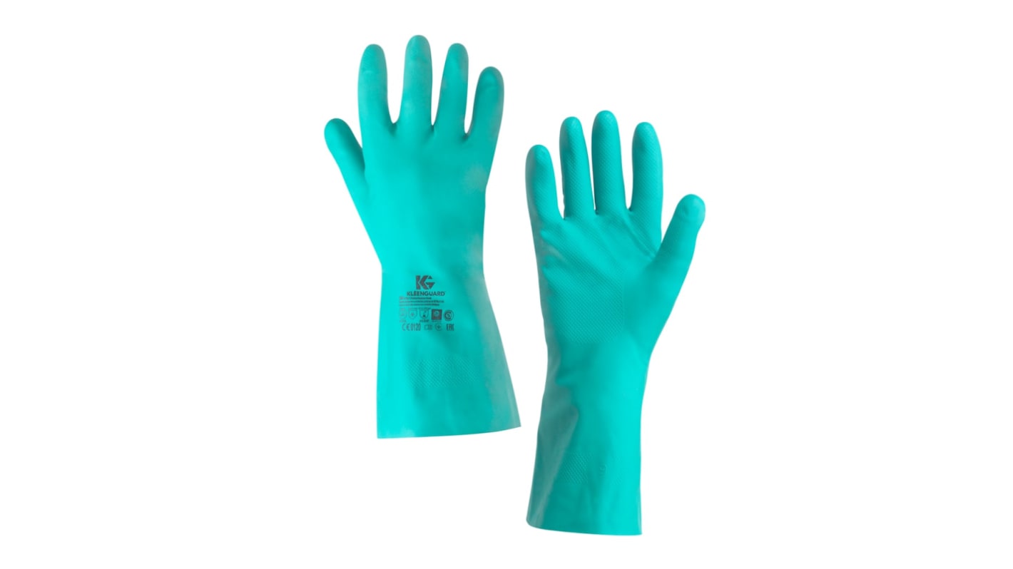 94446 Kimberly Clark G80 Green Nitrile Chemical Resistant Gloves