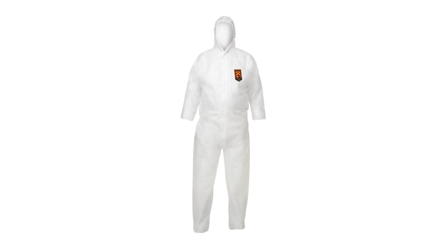 Kimberly Clark White Coverall, L