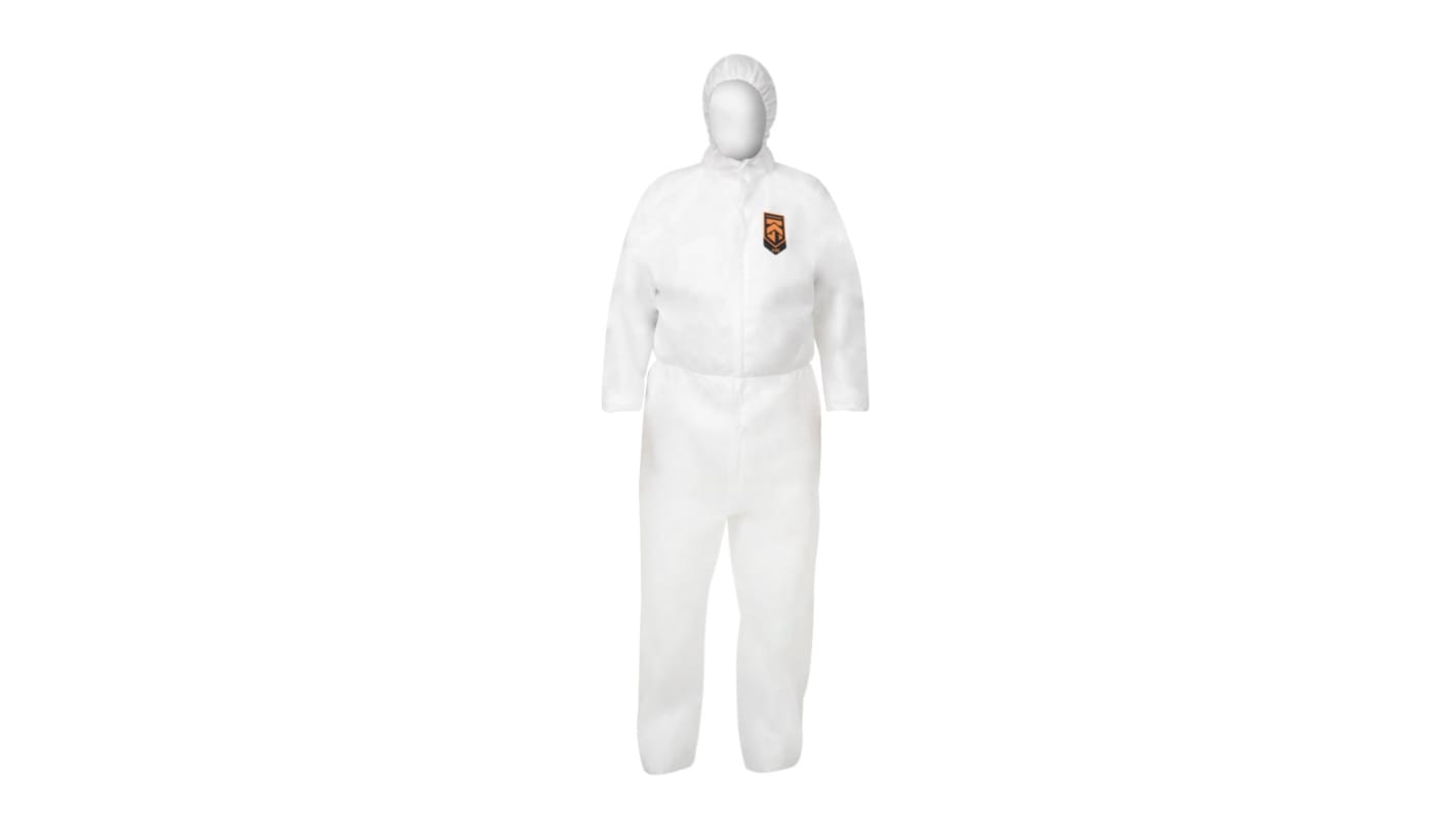 Tuta da lavoro Kimberly Clark, S Unisex, col. Colore bianco