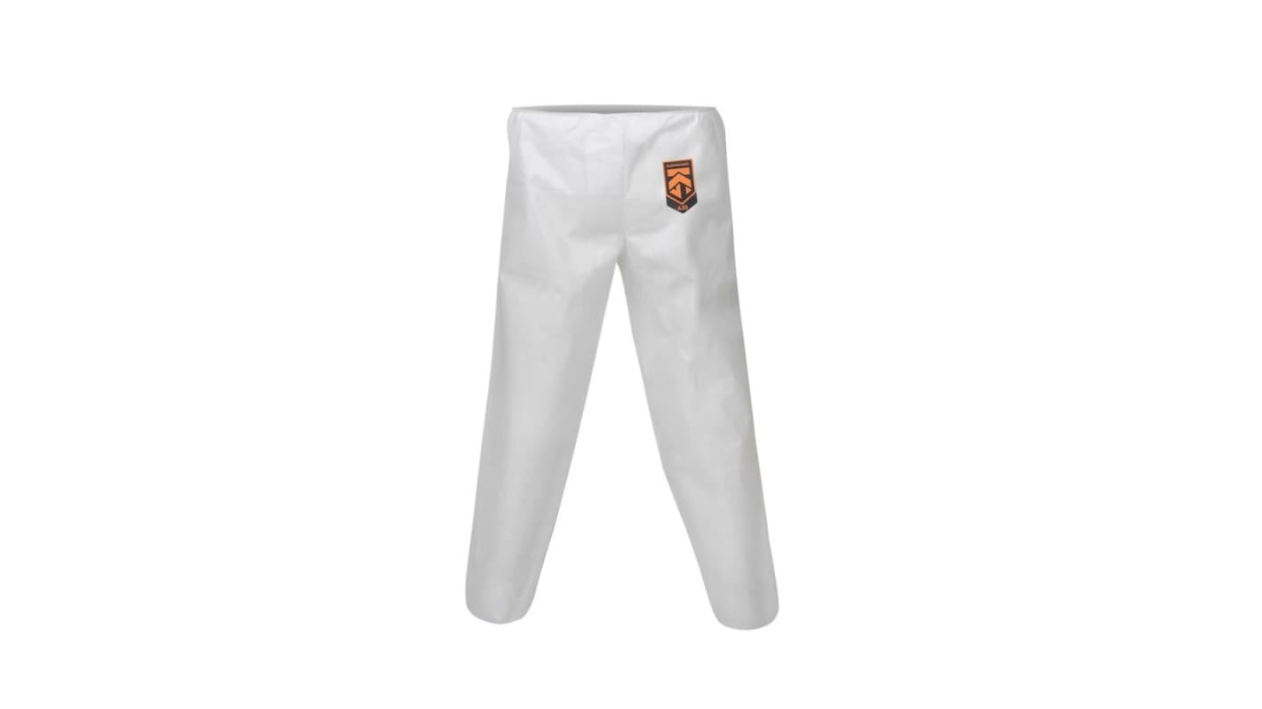 Kimberly Clark A50 White Unisex's Radioactive Particulate Protection Trousers