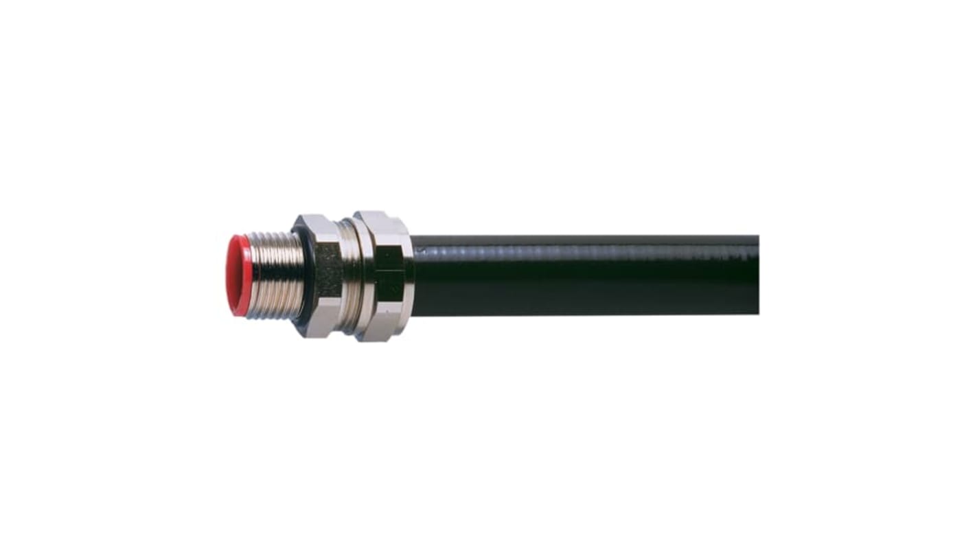 ABB Straight, Conduit Fitting, 32mm Nominal Size, M32, Stainless Steel, Metallic