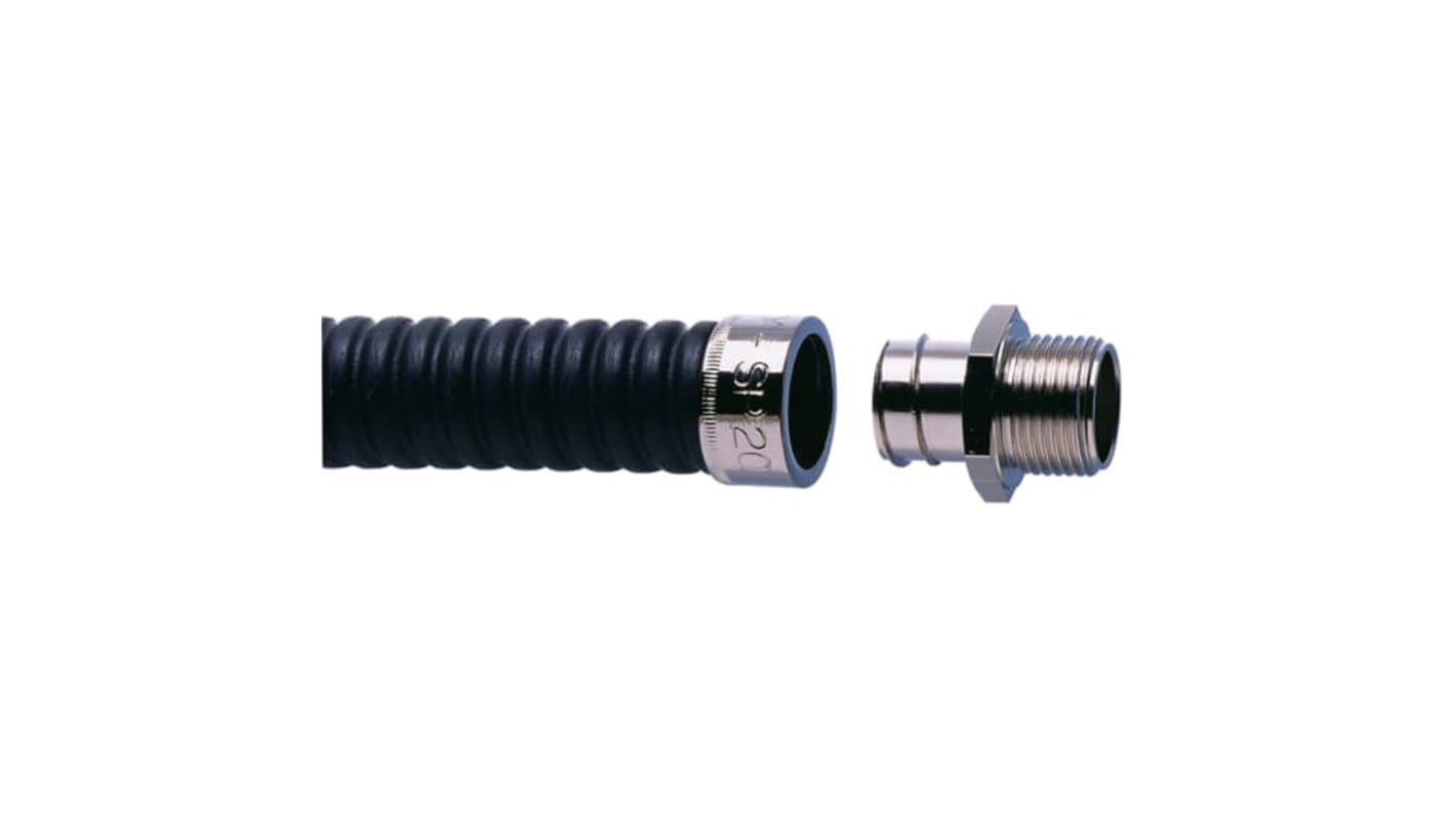 Raccord de gaine ABB série Adaptaflex M50, taille 50mm en Laiton nickelé