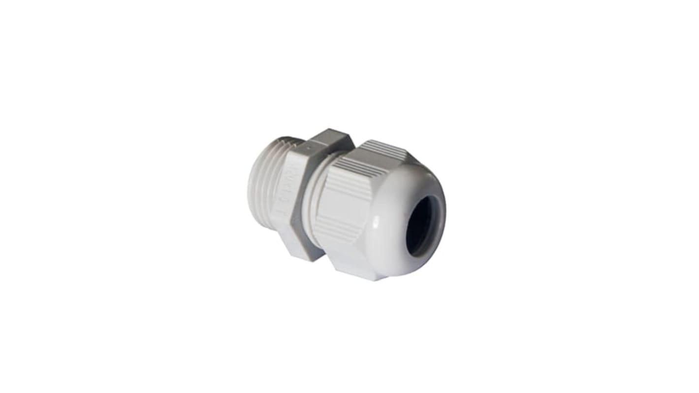 ABB Glands Series Light Grey Nylon Cable Gland, M16 Thread, 4mm Min, 8mm Max, IP66, IP68, IP69