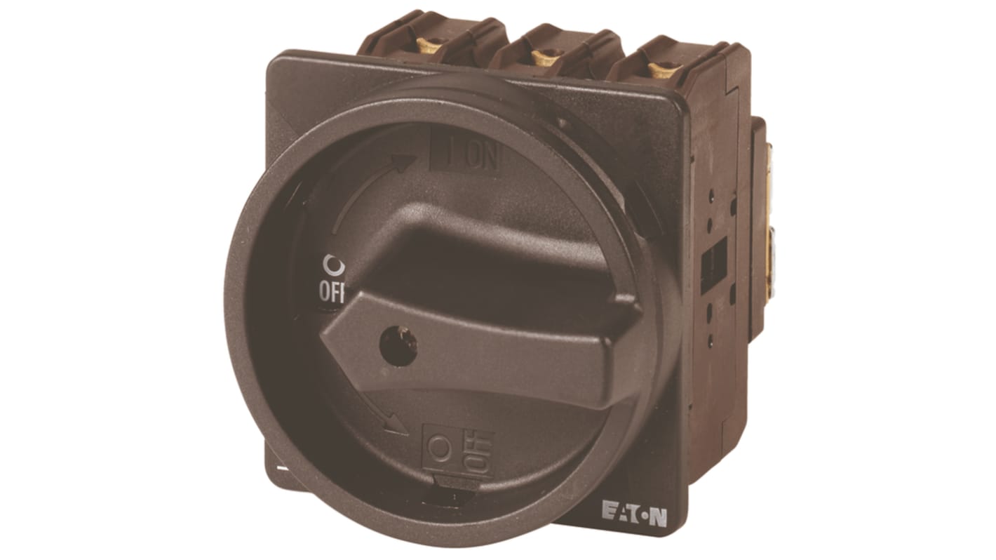 Eaton 3 Pole Flush Mount Isolator Switch - 63A Maximum Current, 30kW Power Rating, IP65 (Front)