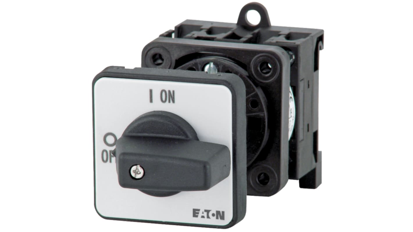 Eaton 4 Pole Rear Panel Isolator Switch - 32A Maximum Current, 15kW Power Rating, IP65 (Front)