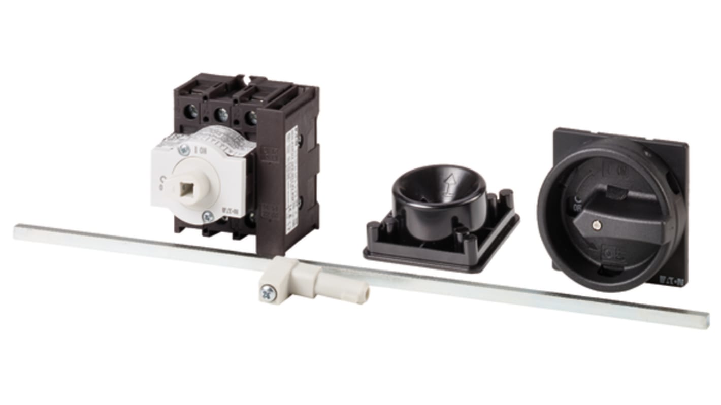 Eaton 3 Pole Rear Panel Isolator Switch - 32A Maximum Current, 15kW Power Rating, IP65 (Front)