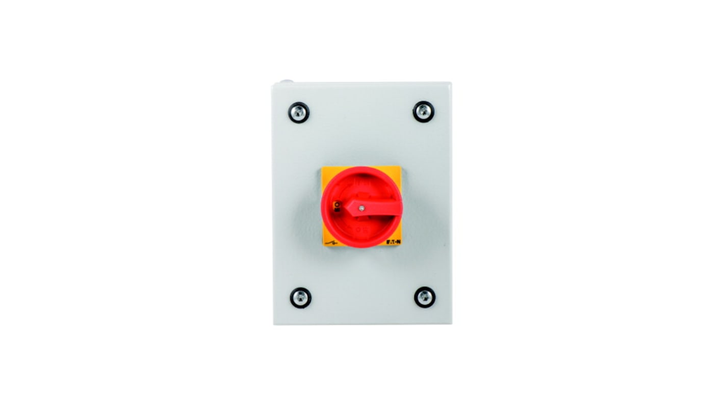 Eaton 3 Pole Surface Mount Isolator Switch - 25A Maximum Current, 11kW Power Rating, IP65