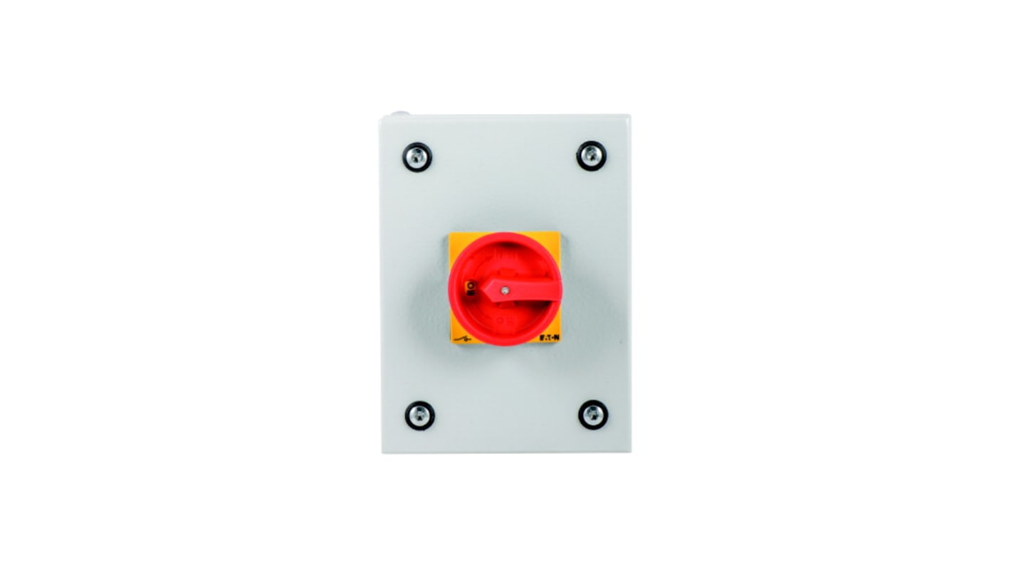Eaton 4 Pole Surface Mount Isolator Switch - 32A Maximum Current, 15kW Power Rating, IP65