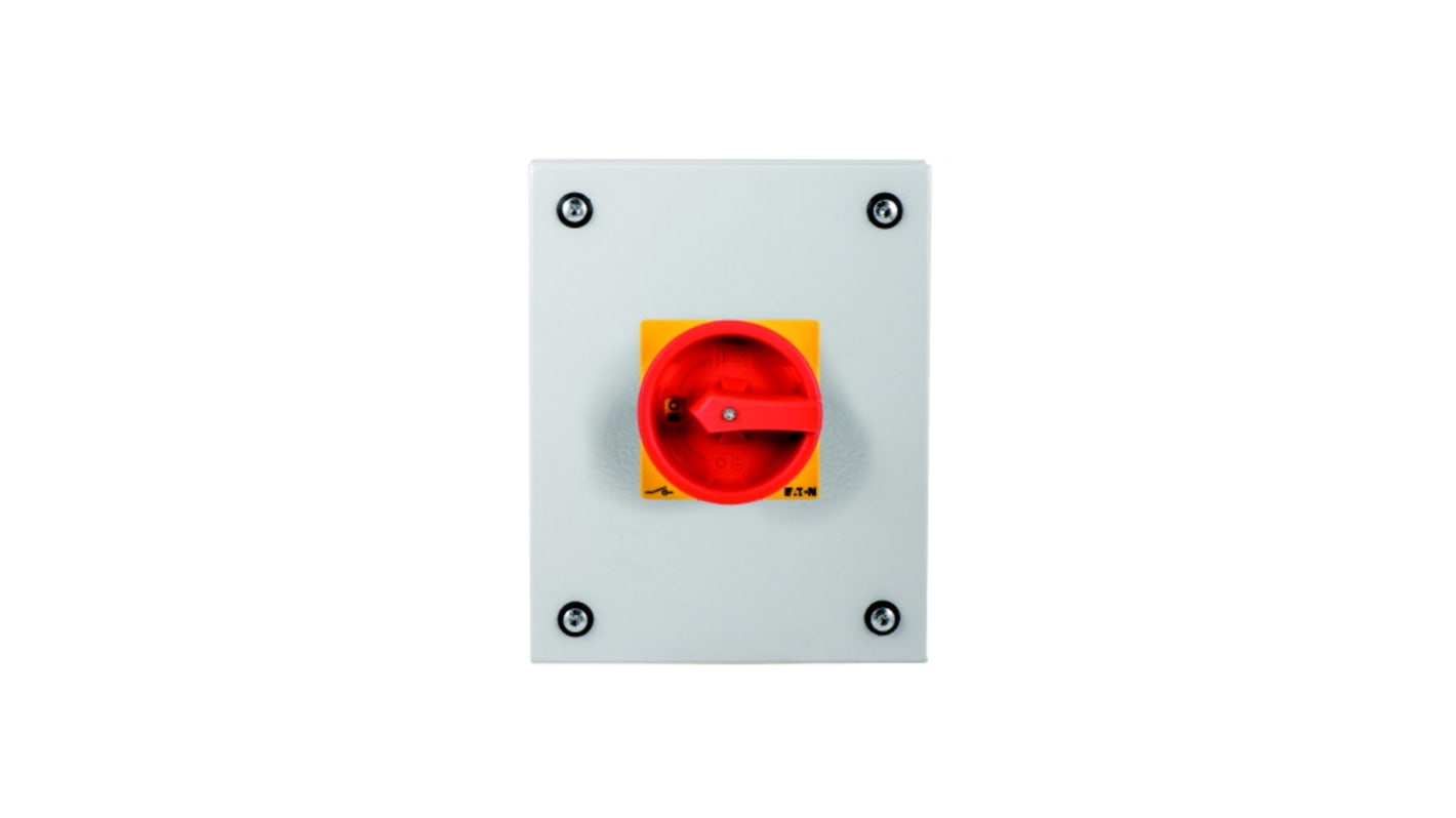 Eaton 3 pole + N Pole Surface Mount Isolator Switch - 63A Maximum Current, 30kW Power Rating, IP65